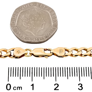 9ct gold 22.5g 23 inch curb Chain